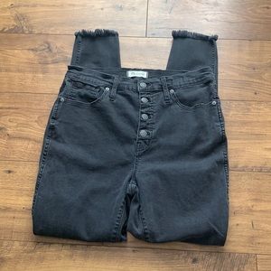 Madewell 10” high rise skinny jeans size 31